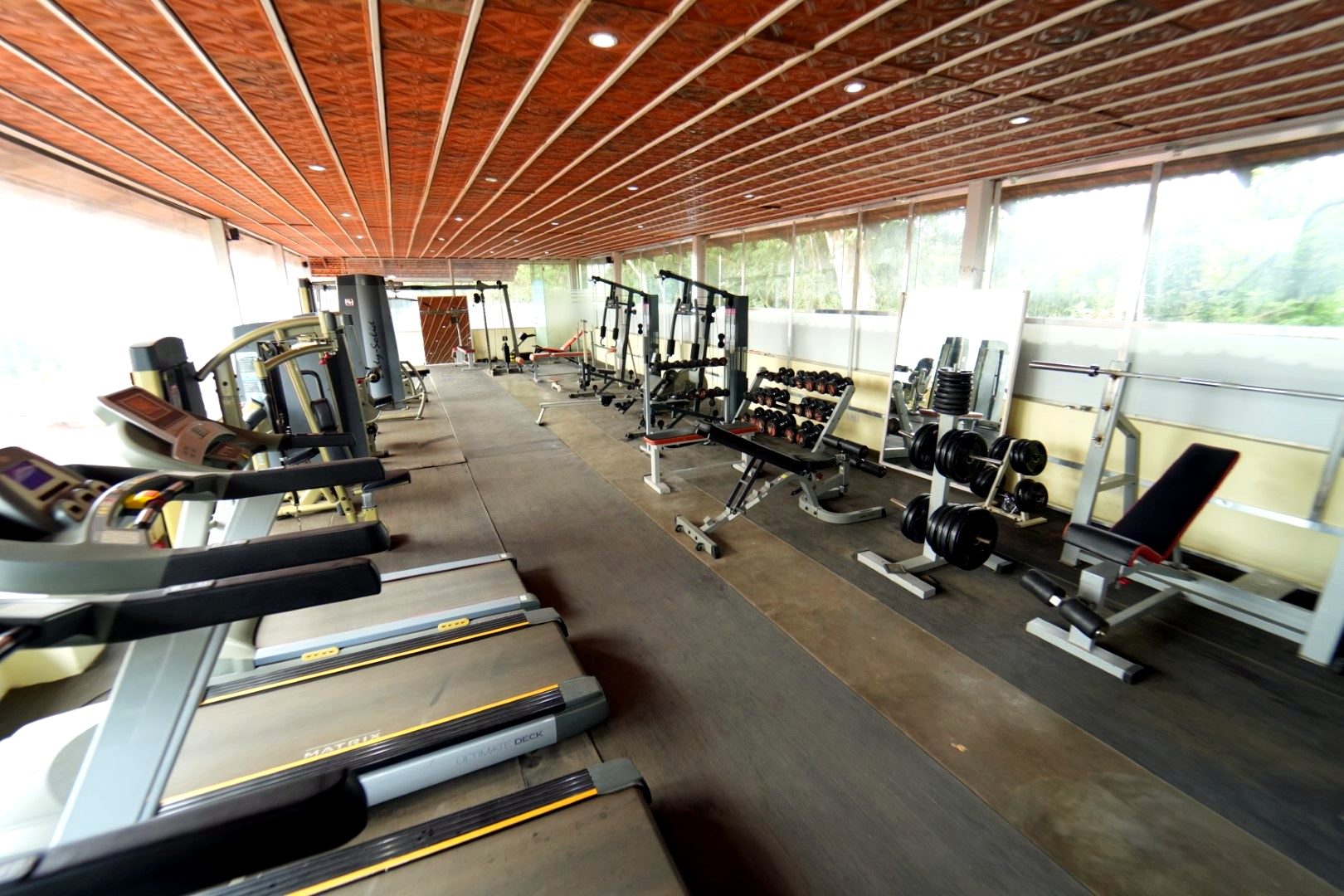 Health club and gym