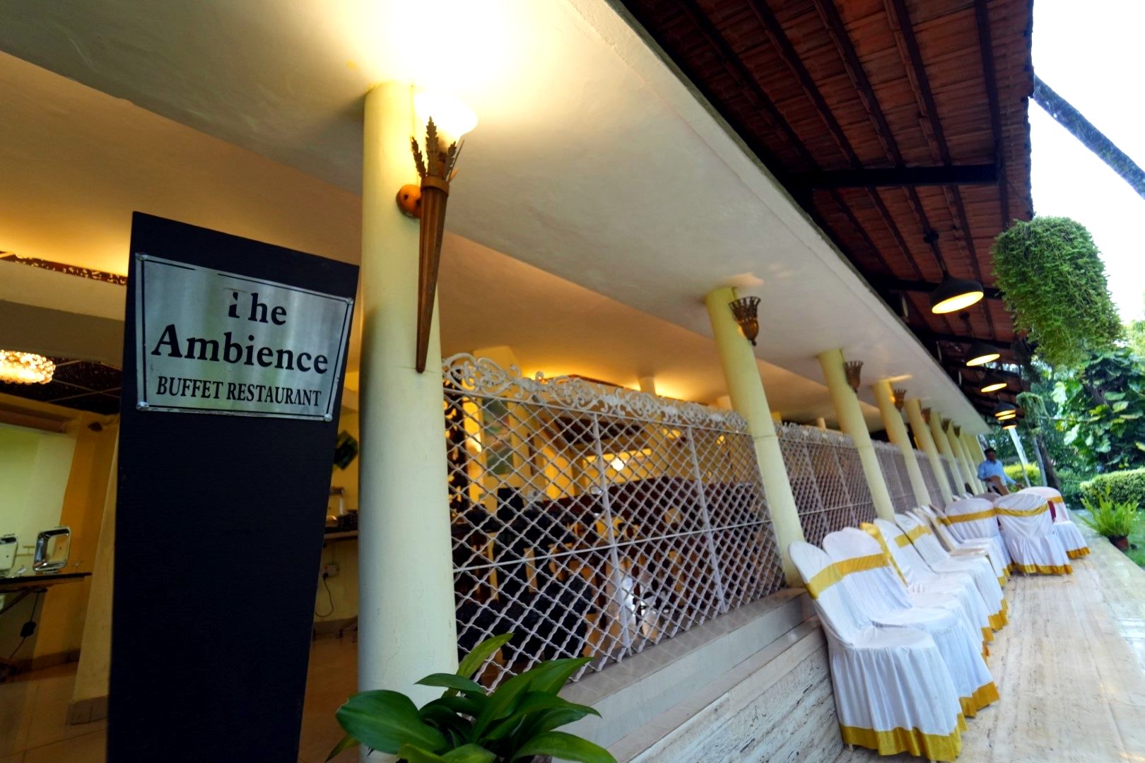 Ambience restaurant entrance
